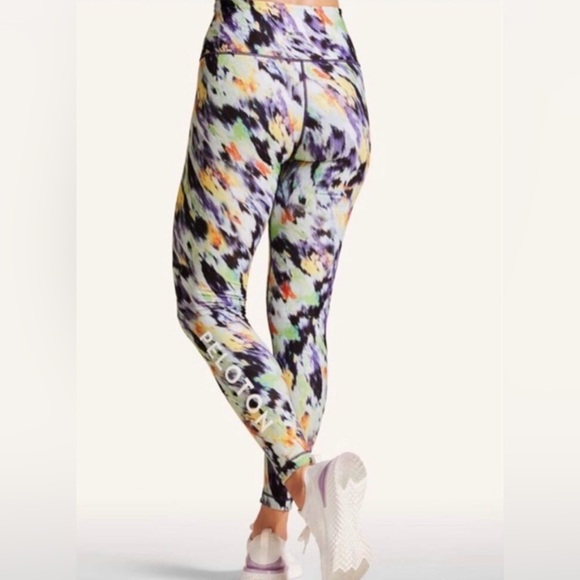 Colorful Peloton Athletic biking leggings -women size small/xs - Picture 2 of 9